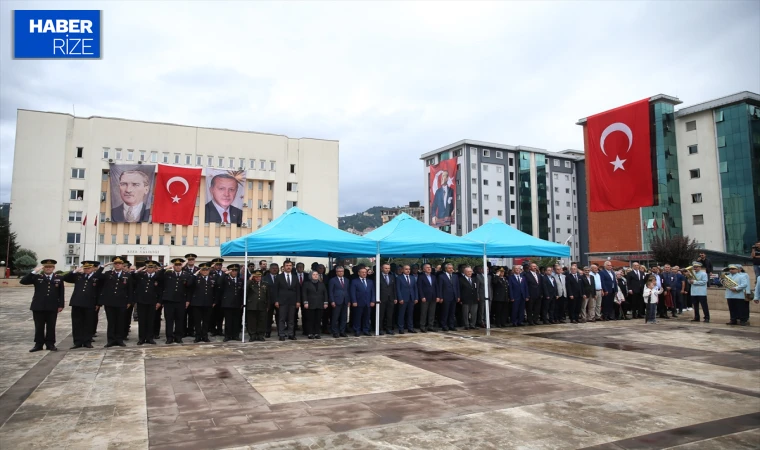 Atatürk'ün Rize'ye gelişinin 100. yıl dönümü törenle kutlandı