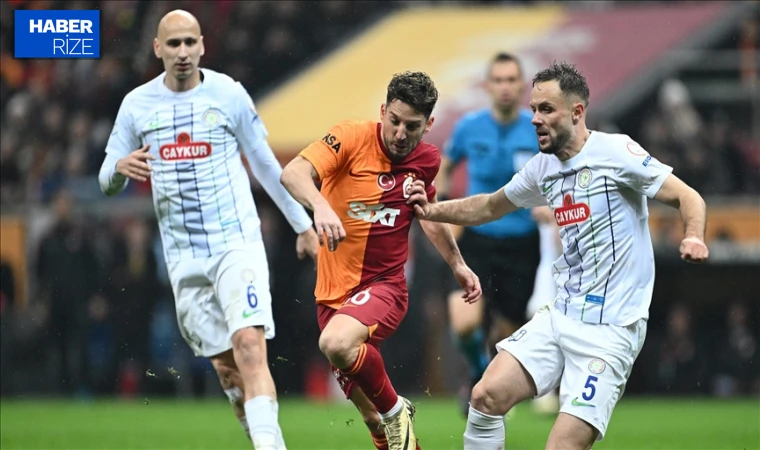 Çaykur Rizespor , Süper Lig'de yarın Galatasaray, in konuğu olacak