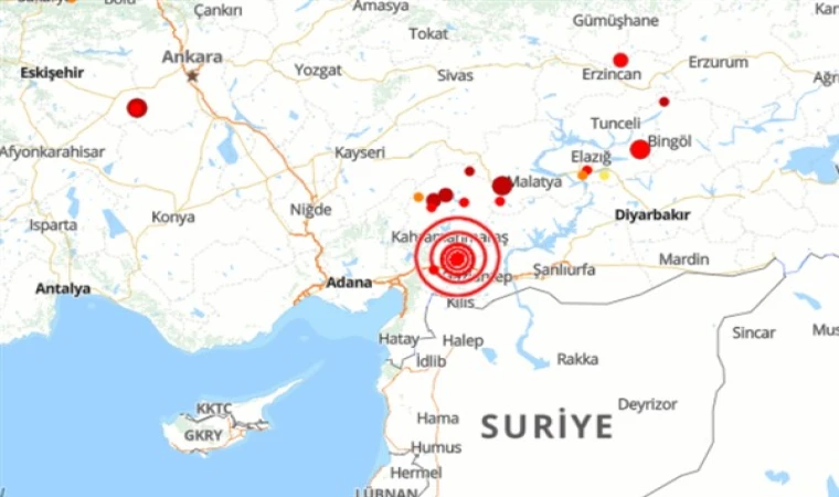 Kahramanmaraş’ta deprem