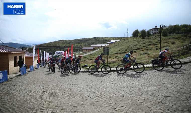 Rize'de Uluslararası MTB Cup Dağ Bisikleti Yarışları yapıldı