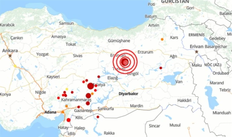 Tunceli’de deprem