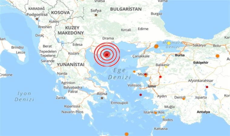 Yunanistan’da deprem