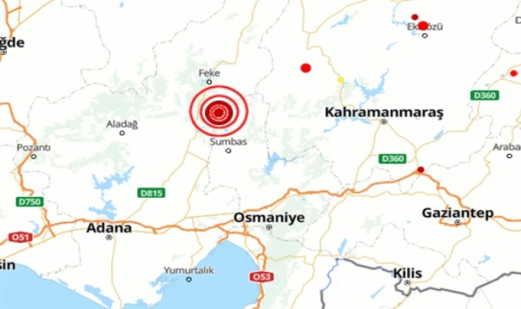 Adana’da deprem