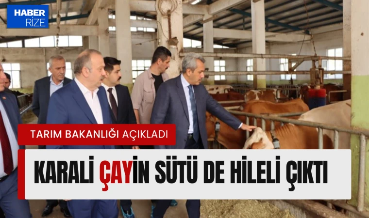 Tarım bakanlığı o listeyi yayınladı “Karali çayın sütü de hileli çıktı”