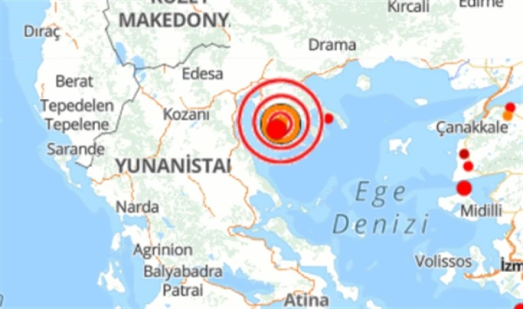 Yunanistan’da deprem