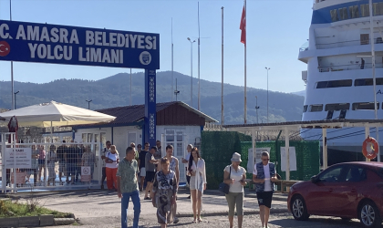 Amasra eylülde 4 bin 225 kruvaziyer yolcusu ağırladı