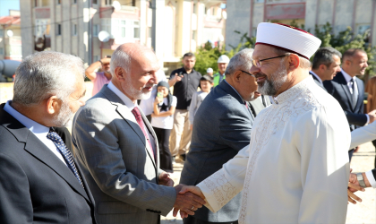 Diyanet İşleri Başkanı Erbaş, Kastamonu’da Kur’an kursu temel atma töreninde konuştu: