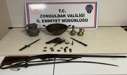 Zonguldak’ta tarihi eser operasyonunda 1 şüpheli yakalandı