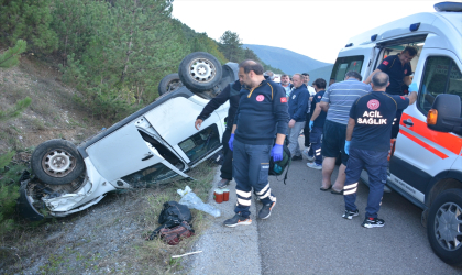 Bolu’da trafik kazalarında 3 kişi yaralandı