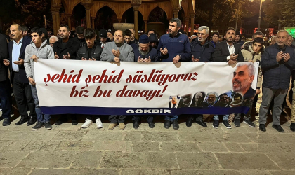 Amasya’da Yahya Sinvar için gıyabi cenaze namazı kılındı