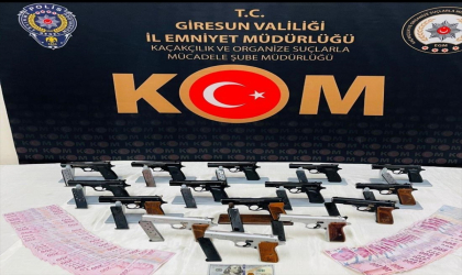 Giresun’da silah kaçakçılığı operasyonunda 1 şüpheli tutuklandı