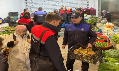 Zonguldak’ta pazar yerlerinde yabani mantar denetimi yapıldı