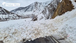 Bingöl'de Yedisu-Karlıova kara yoluna çığ düştü