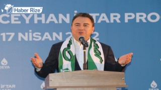 Babacan Adana’da iftar programında konuştu