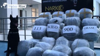 Kamyonette 113 kilo 900 gram esrar ele geçirildi