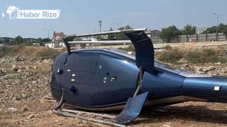 Helikopter kazası: 2 yaralı