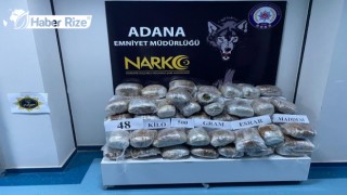 Kargoya verilmiş kolilerde 48 kilo 500 gram esrar ele geçirildi