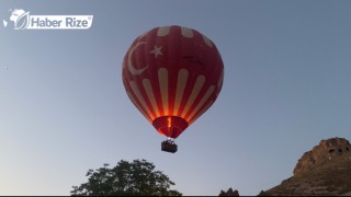 "Kayseri'nin Kapadokyası" Soğanlı Vadisi'nde sıcak hava balonu uçuşları başladı