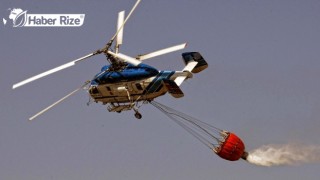 Yangın söndürme helikopteri düştü