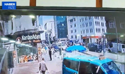 Rize'de otomobilin çarptığı kadın yaralandı