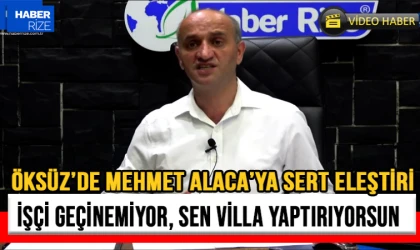 Hizmet-İş Başkanı Mehmet Alaca’ya Sert Eleştiri: "İşçi Geçinemiyor, Sen Villa Yaptırıyorsun"