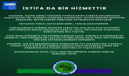 Taraftardan Yönetime Eleştiri: "Rizespor Büyük Bir Camia, Amatörlüklere Kurban Edilemez!"