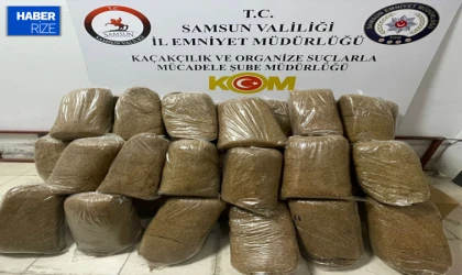 Samsun’da kaçakçılık operasyonunda 9 şüpheli yakalandı