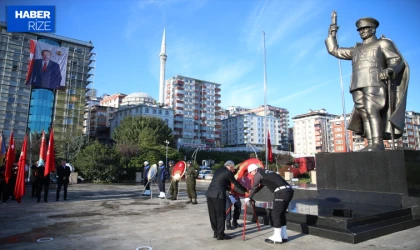 Büyük Önder Atatürk ebediyete intikalinin 86. yılında Orta ve Doğu Karadeniz'de anıldı